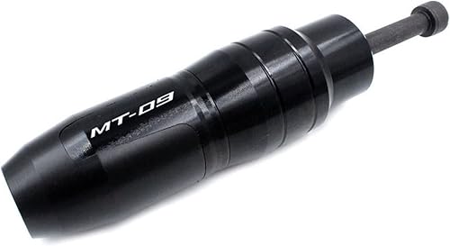 for YAMA-&HA MT-09 MT09 Tracer FZ-09 FZ09 MT 09 FZ 09 Motorcycle CNC Frame Crash Pads Exhaust Sliders Crash Protector Frame Slider (Color Black,