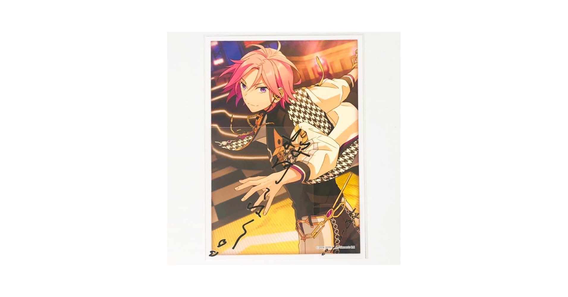 新品★あんスタ★Crazy:B【桜河こはく】サインステッカー★New stars 新品☆あんスタ☆Crazy:B【桜河こはく】サインステッカー☆New