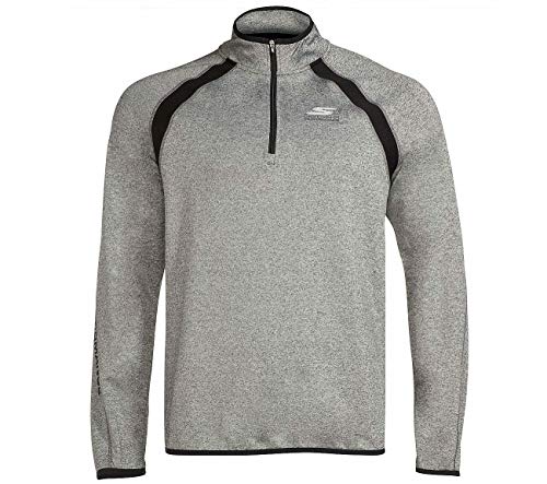 Skechers Mens Windchill 1/4 Zip Fashion Sweatshirt Large Gray