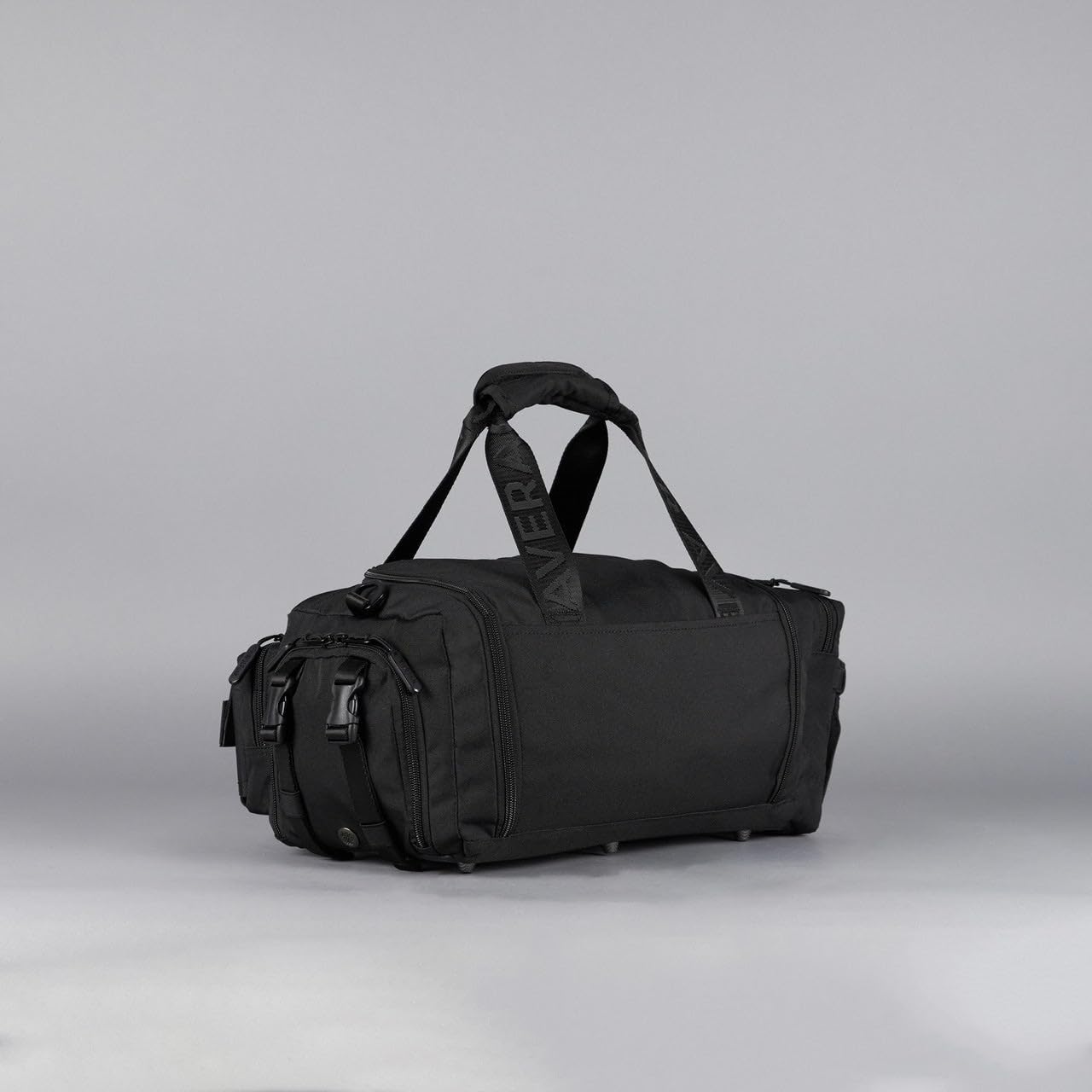 WOLFpak 20L Mini Duffle Bag for Gym & Travel | Waterproof Carry-On Weekender Bag with Shoe Compartment, Hard Bottom, and Tactical Molle System (Nightshade)