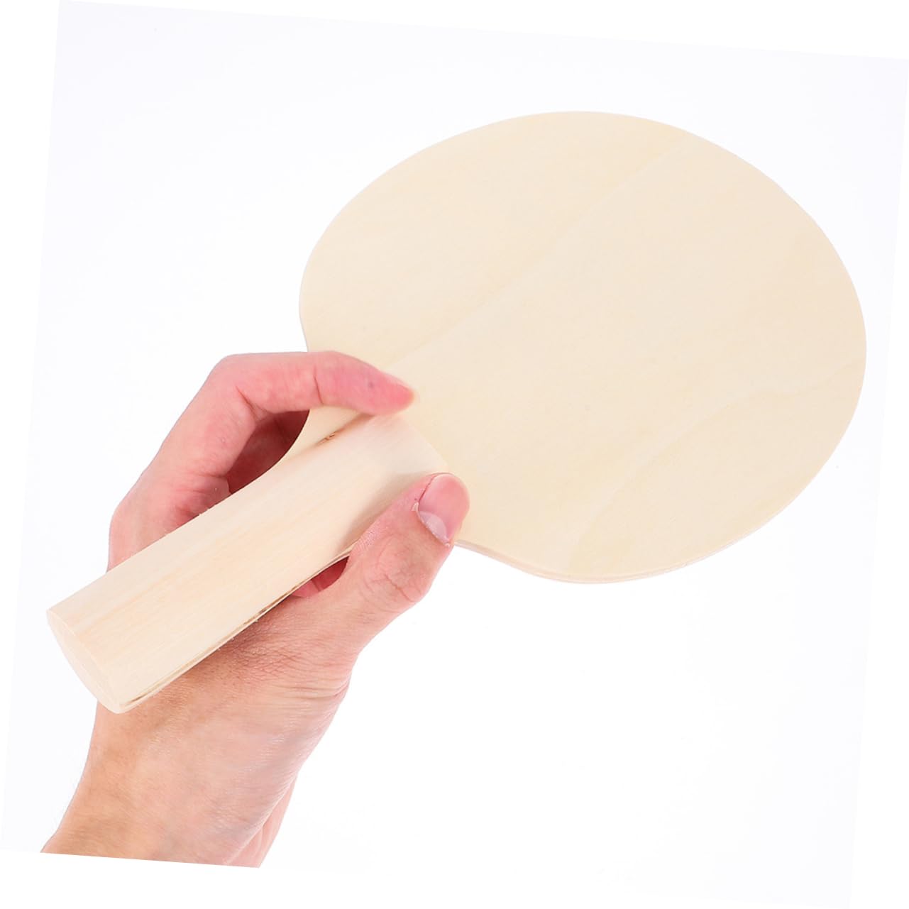 Lurrose 4 Paires de Tennis de Table Non Peintes pour DIY Blanks à Personnaliser pour de Joueurs