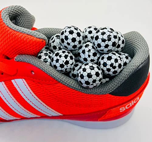 170g Schokofußbälle aus Milchschokolade I ca. 28 Stück I Fair Trade Kakao I plus 1x Fußball-Geschenkbox aus Karton I Ideal als Mitgebsel und für Kindergeburtstage