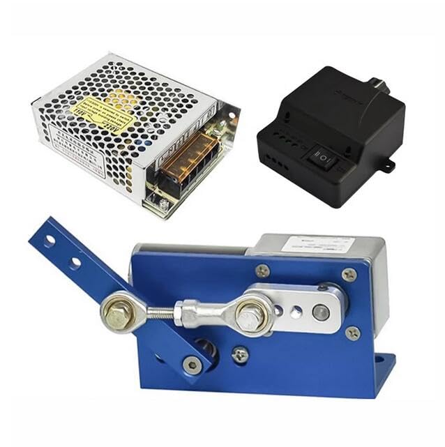 Produktbild von DIY Hub-Schwingmotor 24V – Schwenkwinkel 20-120° Einstellbar, Drehzahl 90 RPM, Mit Fernbedienung