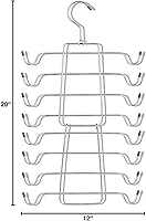 Vista 4 de Szxc Paquete de 2 perchas plegables para organizar el armario, mantiene las cosas en forma, para brasieres, camisolas, trajes de baño, cinturones