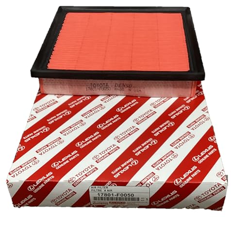 Genuine Toyota Engine Air Filter, 17801-F0050, OEM Replacement Part