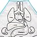 KAKIBLIN 3D Organ Apron,(Upgrade Version) Anatomy Apron Human Body Organs Awareness Educational Toy for Home Preschool Teaching Aid, Transparent