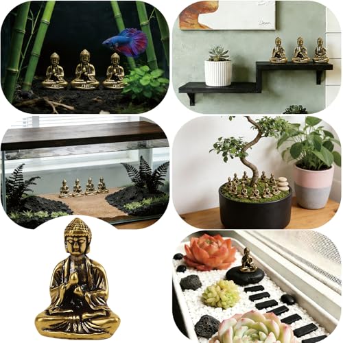 Set 6 Figuras Mini Buda Decorativas miniatura 4