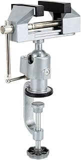 HEWEGO Swivel Table Vise,Rotate 360° Table Vise Bench Clamp for Universal Woodworking,Drilling,Metal Work and so on