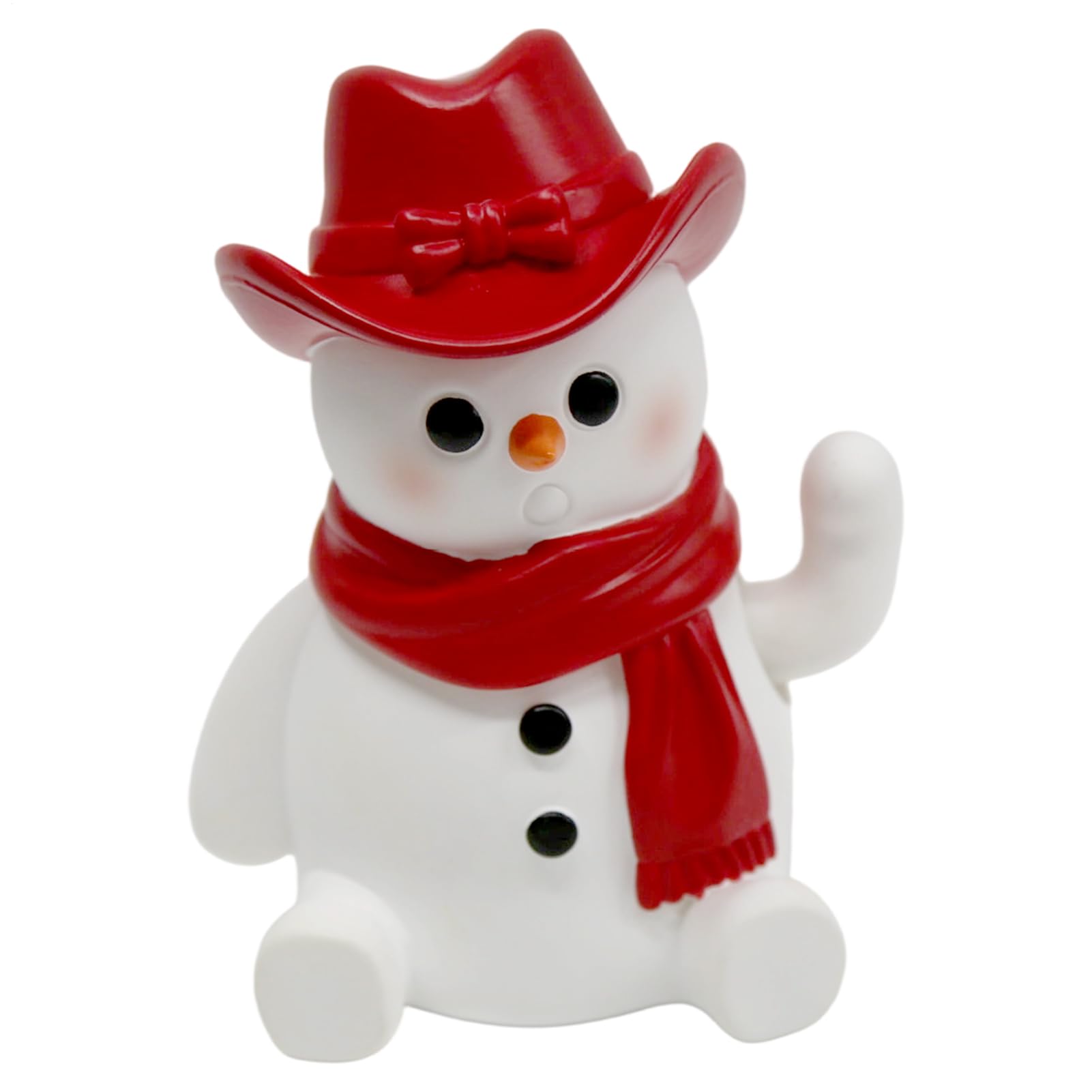 Figuras Navideñas Lindos Muñeco De Nieve Y Papá Noel | Muñecos Navideños de Nieve con Brazo Móvil Para Exterior Jardín Interior Hogar Decoración Invernal