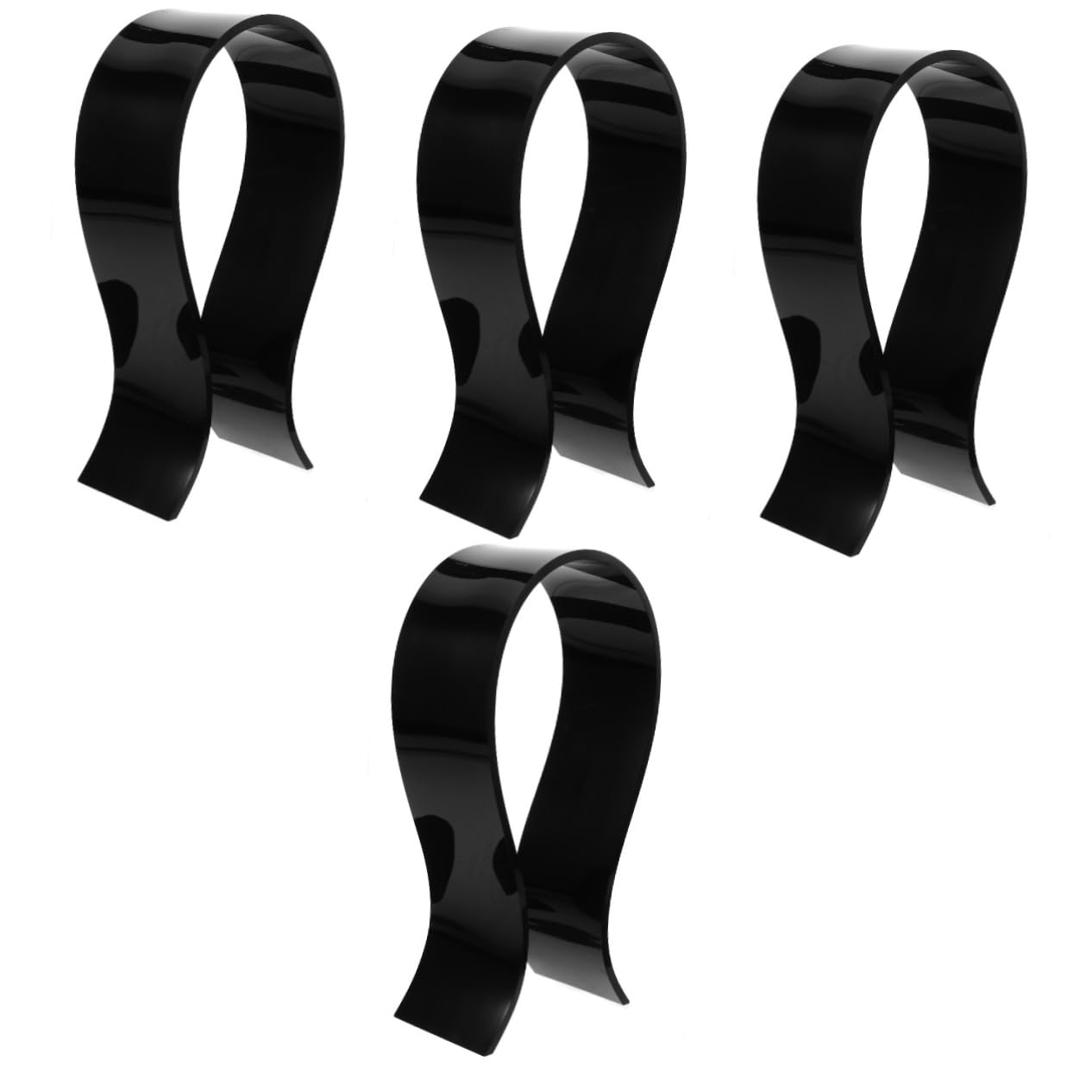 Mobestech 4piezas Soporte De Auriculares Elegante y Minimalista Para Escritorio Organizador De Headset Para Gaming y Oficina Colgador De Auriculares Antideslizante Diseño Compacto y