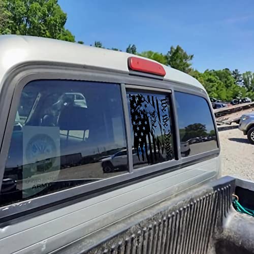 Hsdiokl American Flag Eagle Rear Window Decal For Truck,Truck Rear Middle Window Vinyl Decal,Eagle Decal For Suv Car Rear Window(Eagle,11X10'') #TOP3