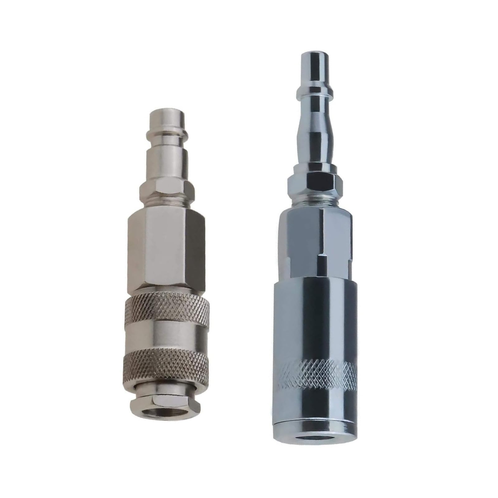 Wjelet 2 Pcs Air Fitting Convertor Adapter Set Euro and PCL Air Line Connectors, 1/4 Inch BSP Male, Versatile Air Fitting Conversion Adapters for Efficient Air Hose Connections