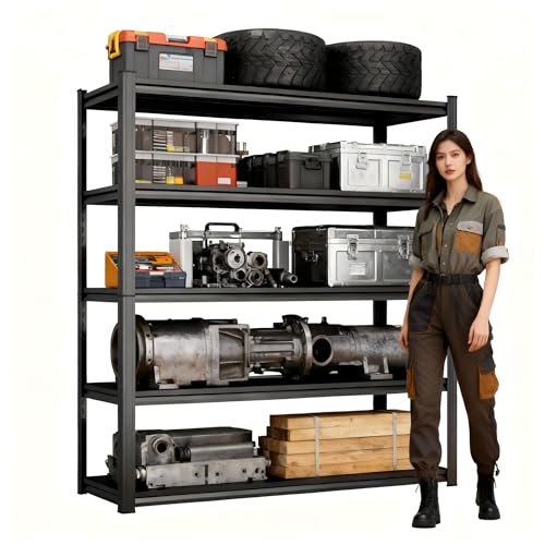 72 Heavy Duty Metal Garage Shelving Unit