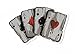 Produktbild Aufkleber Sticker Pokerkarten Gambling Cards Poker Casino bunt Deko Pickerl