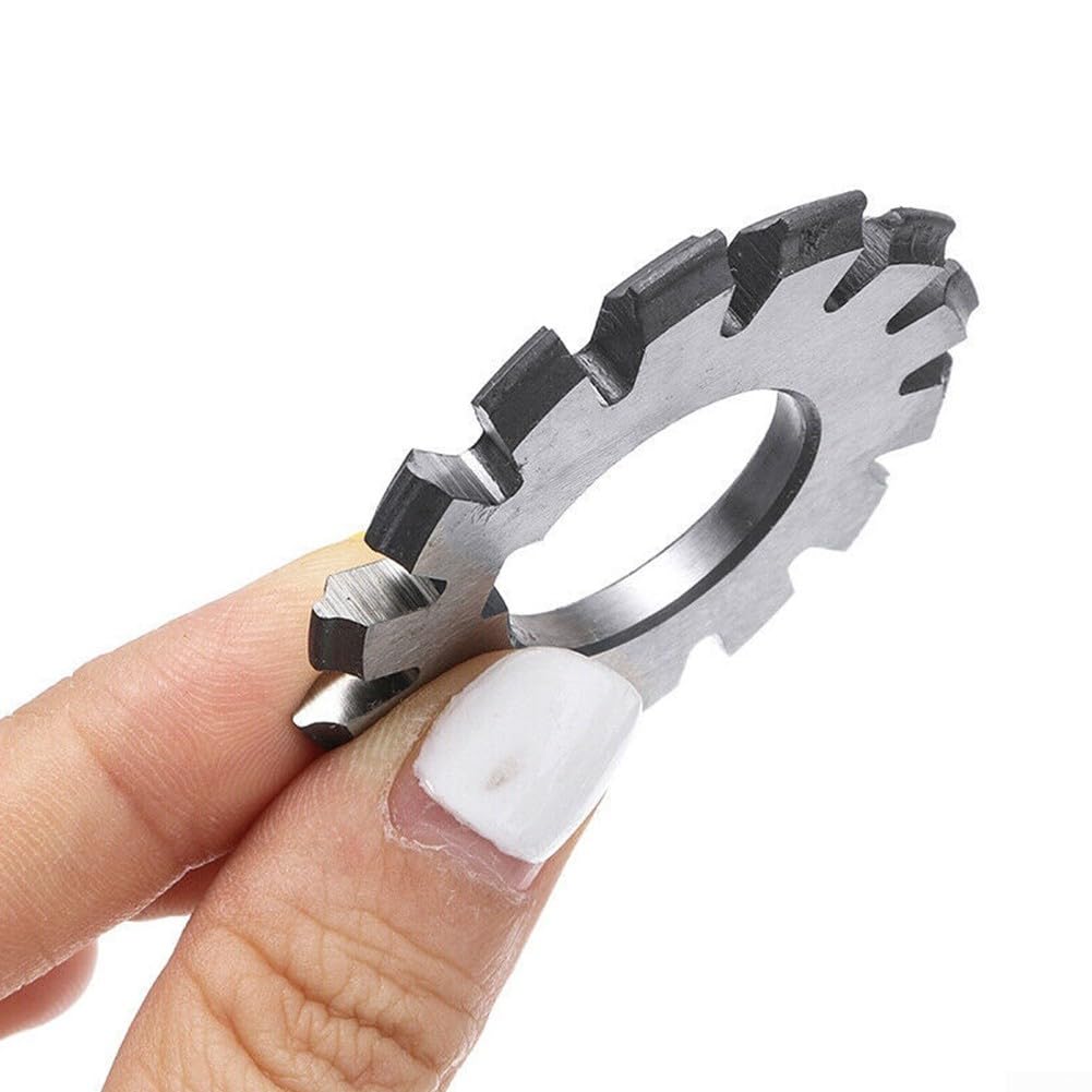 Lot de 8 fraises à engrenages HSS M1 d'un diamètre de 22 mm pour plus de précision