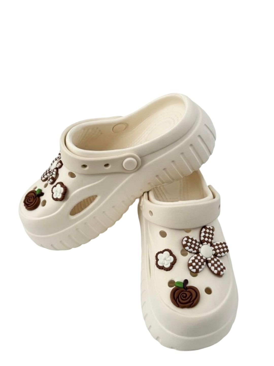 kzully | Clogs for Women | Floral Charm Platform | Thick Sole Slip-On Comfort | Breathable Casual Outdoor-picture-23