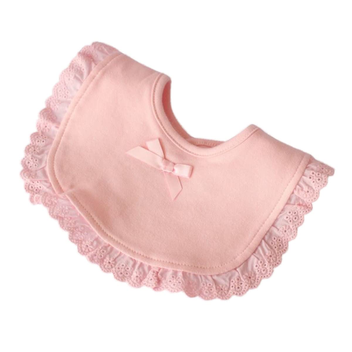 Healifty Lace Bib Cotton Dining Bib for Newborns Boy Girl Soft Absorbent Design for Feeding and Drooling Stylish and Functional for Everyday Use