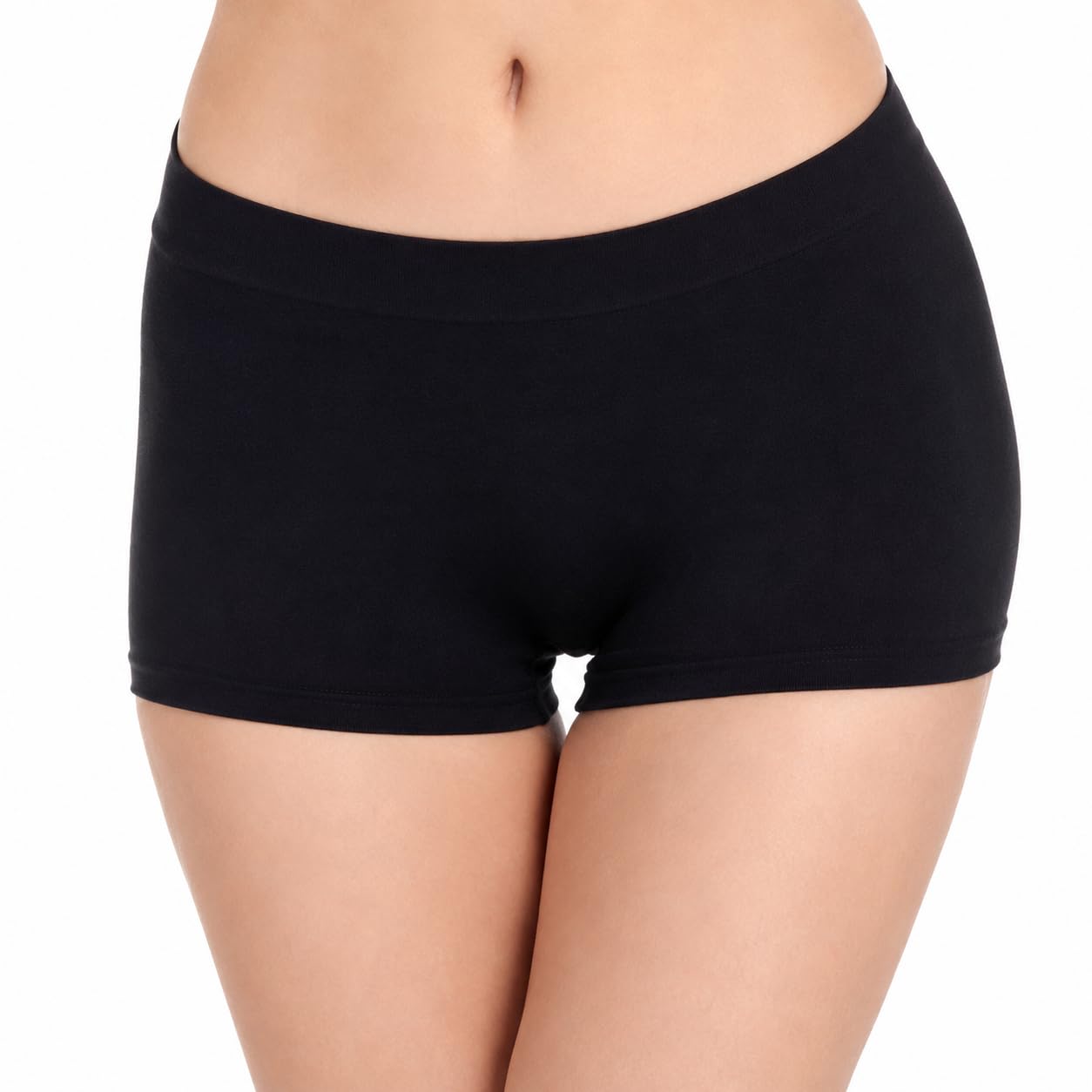 firstwish Women Nylon Boyshorts (Pack of 1) (Wk 3_19_28411_Black_Free Size)-picture-48