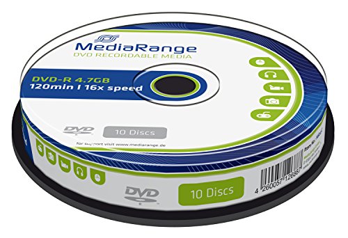 MediaRange MR452 Confezione Dvd-R, Argento