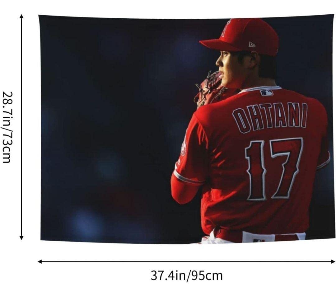 Amazon.co.jp: 73cm 95cm 大谷翔平選手 タペストリー 布