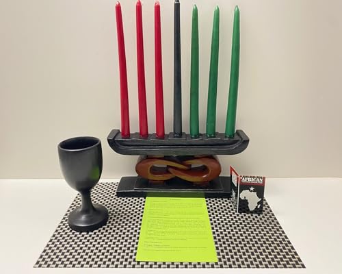6-Piece Kwanzaa Traditional Unity (UNSBL) Set - Made in Ghana