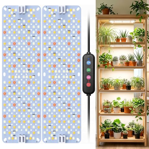 SDOVUERC Full Spectrum 384 LEDs Grow Lights, 24W Plant Grow...