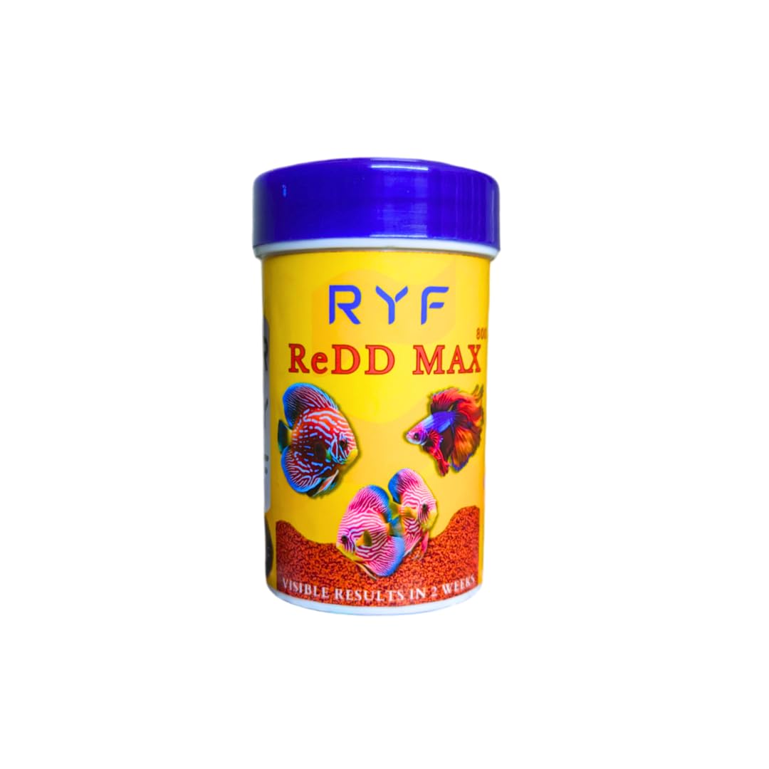 RYF ReDD MAX 800 | Best Food for Discus,Angels,Bettas,Cichlids etc | 50% Protein| 45gms | Best for Colour Enhancement and Growth (B0CVFXB3KC) Amazon Price History, Amazon Price Tracker