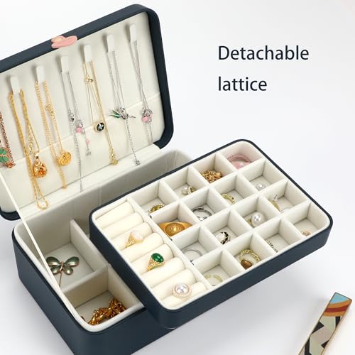 Boîte à bijoux compartimentée SOFIS pour protéger bagues et colliers précieux - 6