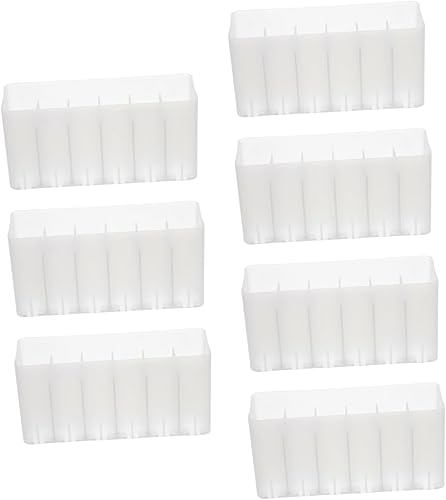 7 Uds. Soportes de maquillaje de escritorio, marcadores de clasificación, organizador de papelería, soporte de almacenamiento de marcas, soporte de