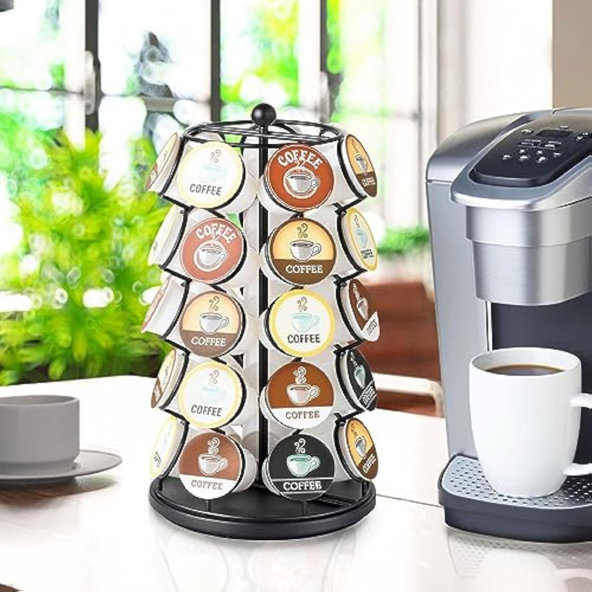 K-Cup Carousel - Holds 35 K-Cups in Black