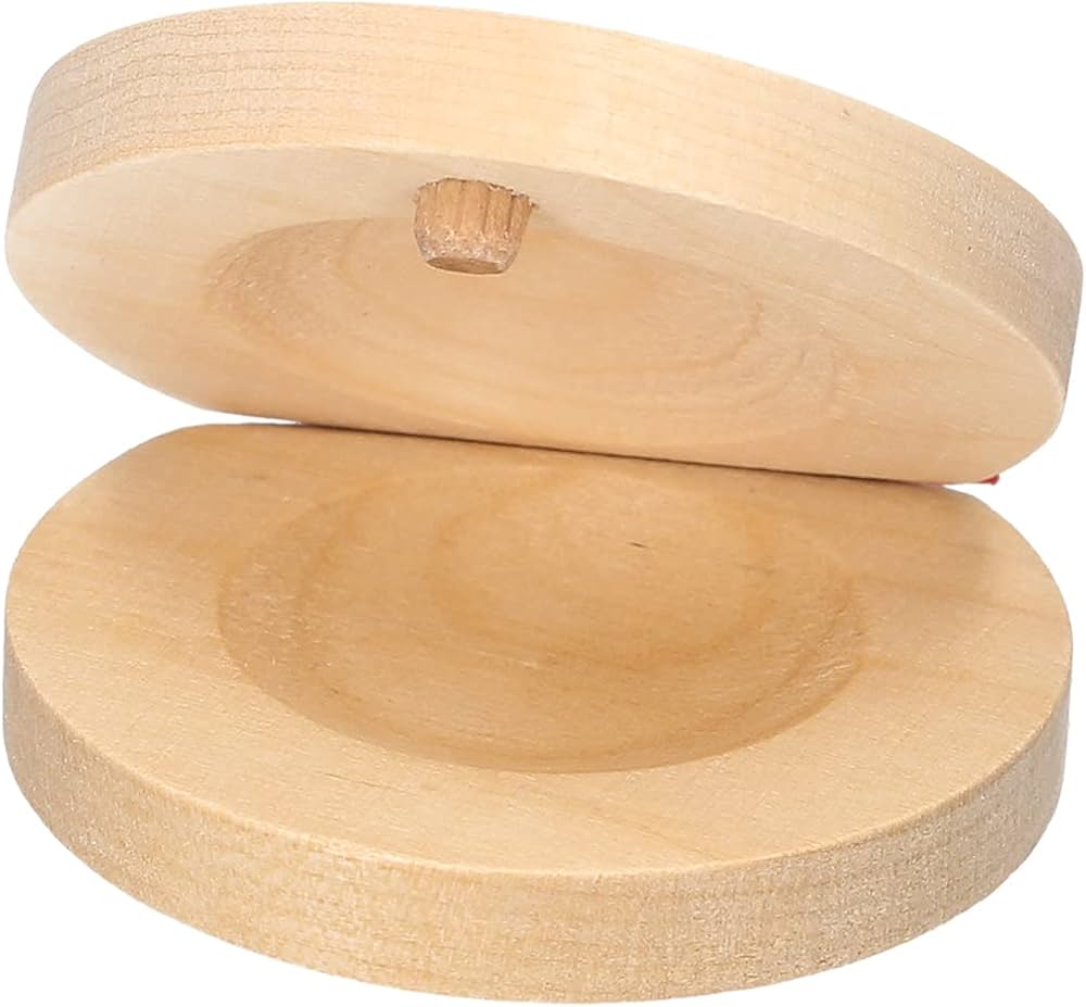 Travel High Chair Cowbell Wooden Castanet Clapper Wooden Mini Castanet Musical Teaching Tool Gel Remover For Nails