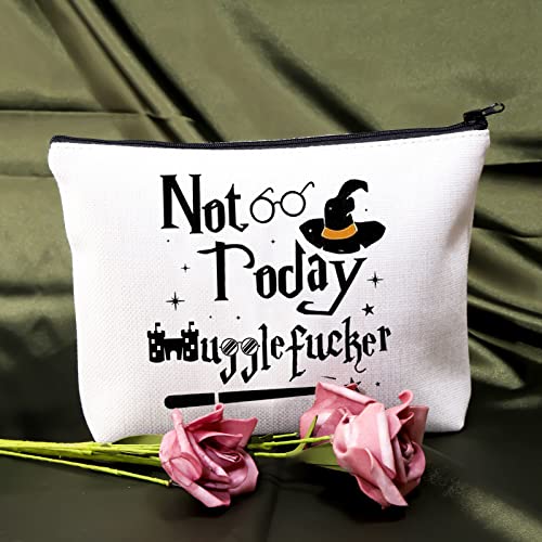 BDPWSS-Book-Lover-Makeup-Bag-Wizard-Gift-Travel-Pouch-Librarian-Reader-Bibliophile-Bookworm-Reading-Lover-Gift-Not-today