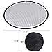 NovelBee Flexible Foldable PDR Lined Light Reflector Board Dent Panel,80cm Circular Portable Board Flexible Lined Reflector Panel for Car Vehicle Door Scratch and Hail Damage Tool