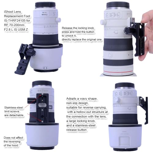Support de rechange Arca pour collier d'objectif Canon RF 24-105mm Z