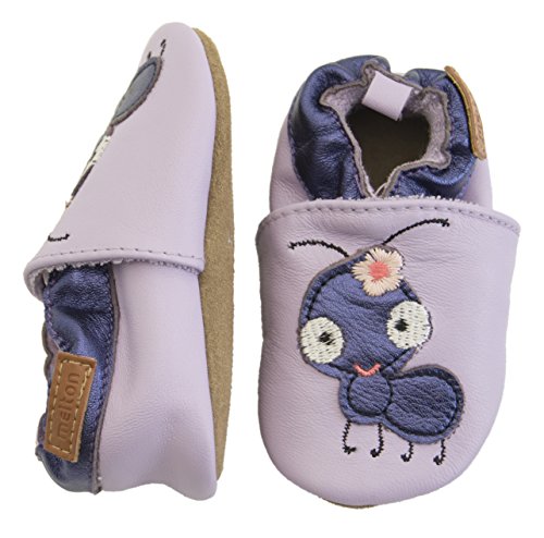 Melton - Krabbelschuh Ameise aus Weichem Leder