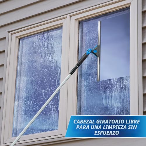 Cepillo giratorio de 18 pulgadas y agarre profesional para suelos 2