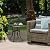 VINGLI 21” Cast Aluminum Outdoor Side Table, All Weather Round Patio Coffee Table Porch Table Outdoor Bistro Table Outdoor End Table Bronze