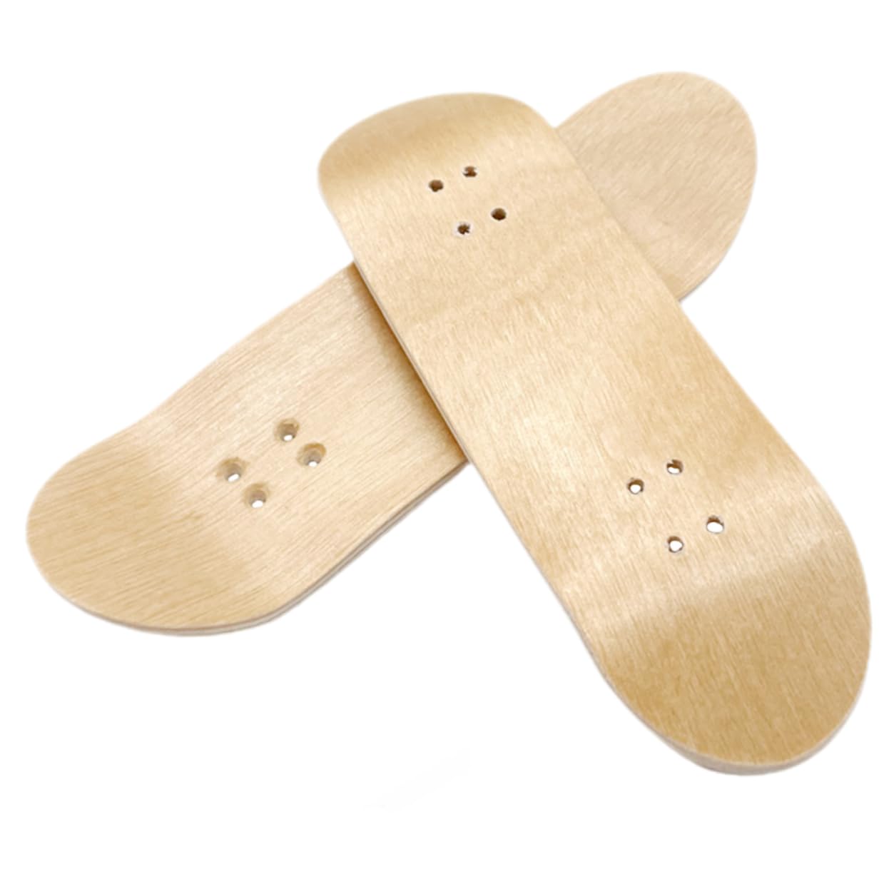 Gogogmee 2pcs Mini Finger Skateboard Decks Replacement Maple Board for for Enthusiasts Lightweight and Sturdy Design