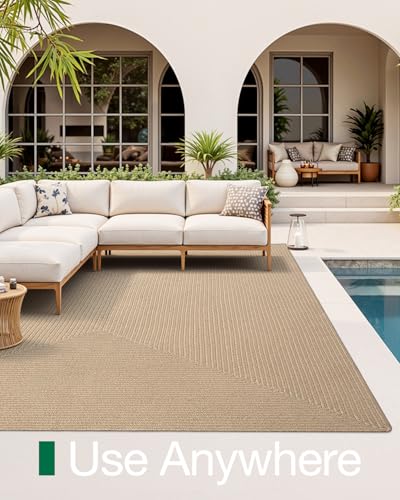 Image of Handmade Rectangular Jute Carpet Beige - Natural Fiber Rug for Living Room & Bedroom | Eco-Friendly & Durable | Size 3x10 Feet, Color- Beige