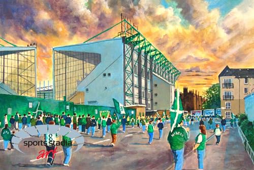 Impression A4 Stade de Pâques Going to the Match passion Hibernian