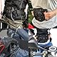 GZjiyu 1 Stücke Sozius Haltegriff, Verstellbarer Motorrad Sicherheitsgurt Sozius für Roller, Fahrrad, Motorrad mit 1 Stücke 58 cm Motorrad-Bindegürtel