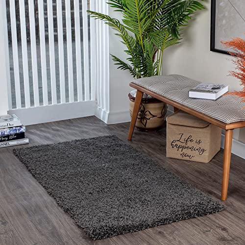 Livabliss Home Shaggy Rug, Modern Runner Rugs Living Room, Hallway 80x150 cm, Soft Shaggy Rugs for Bedroom