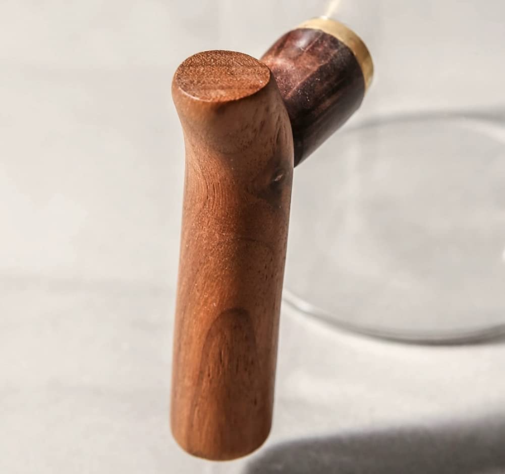 Tazza da tè giapponese con infusore e manico in legno, tazza filtrata per separazione del tè, tazze per infusione con filtro interno, per casa e ufficio A04