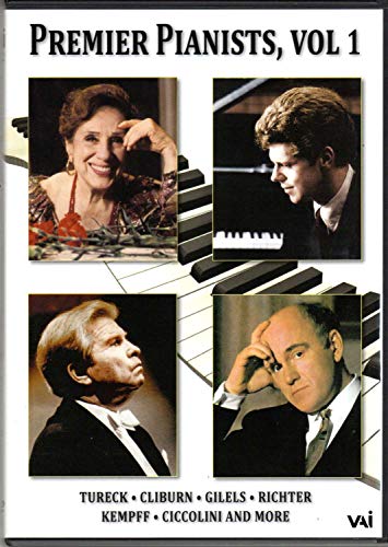 Premier Pianists, vol. 1 : Tureck, Kraus, Kempff, Serkin, Guilels, Argeirch, Ciccolini, Richter, Cliburn. [Reino Unido] [DVD]