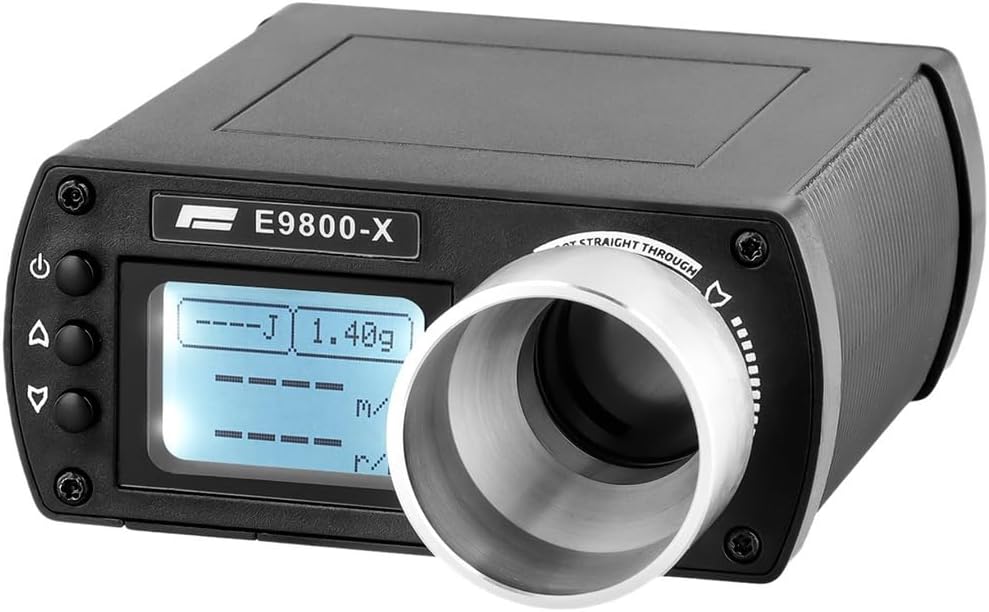 Shooting Speed Tester, LCD Screen Airsoft Chronograph, High Power Shooting Tool, Multifunctional