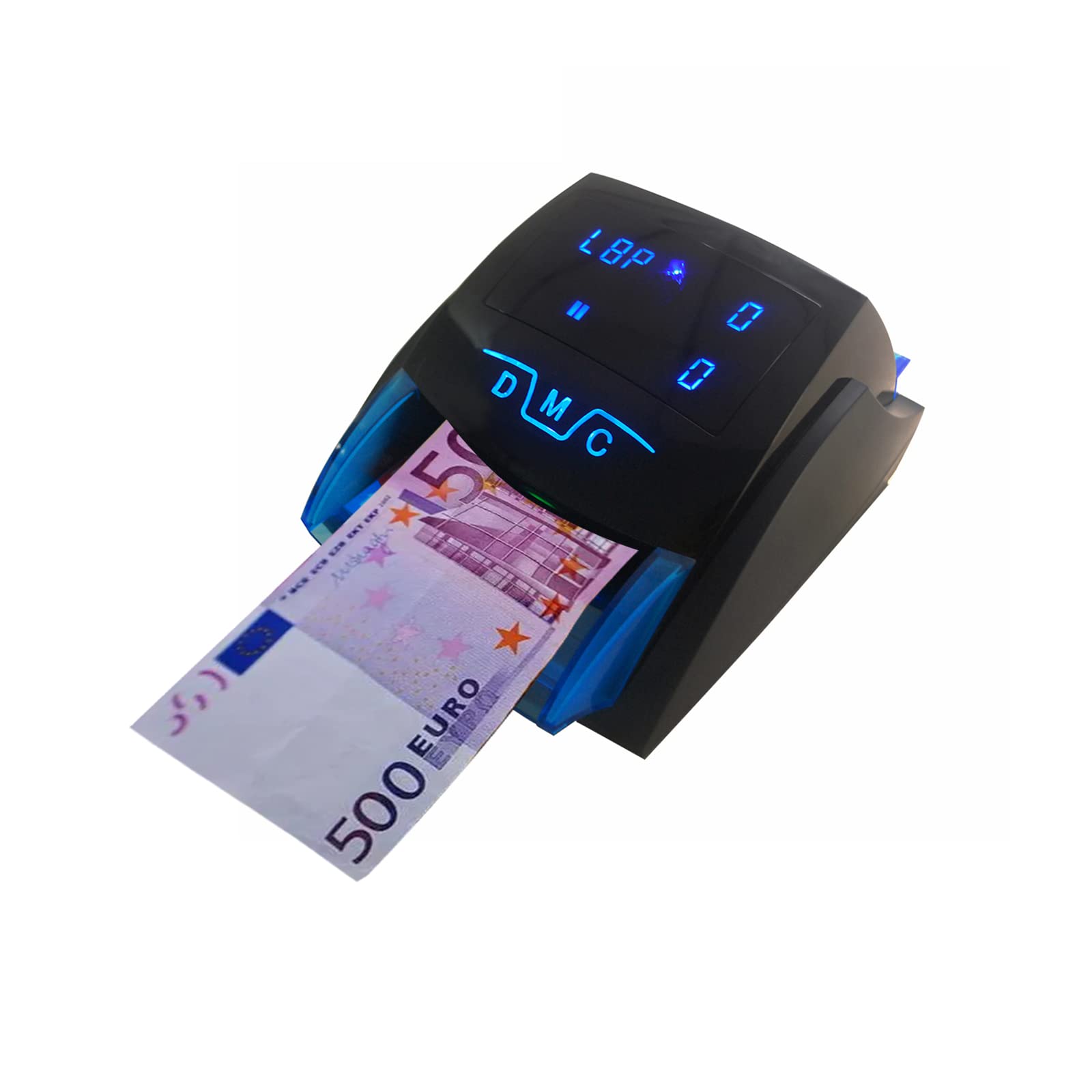 520B Mini Handy Banconote UV/MG Rilevatore di banconote false in euro Rilevatore di banconote per USD/EUR Rilevatore di contanti Dinero con batteria