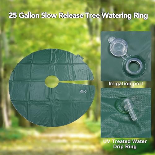 10 Gallon Tree Watering Bags, Automatic Drip Irrigation System for Planting and Gardening Water Bag for Trees and Shrubs - Image 2