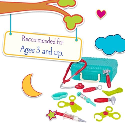 Battat – Pretend Play Doctor Set – Kids Nurse Toys – 10-Pieces & Carry Case – Toddler House Call Playset – 3 Years + – Deluxe Doctor Kit 6 51VJd1RGACL. AC