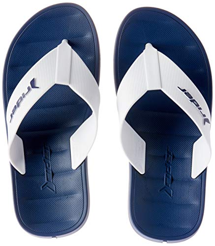 Chinelo Free, Rider, Masculino, Azul/Branco, 40