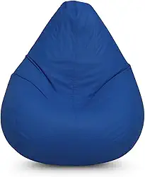 Puff Pera Vazio Gigante Eventos Decoração Quarto Sala Almofadão Conforto (Azul)